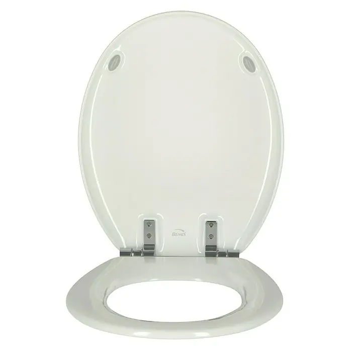 Poseidon WC-Sitz Granada - Mit Absenkautomatik, Holz, Weiß - Vorderansicht