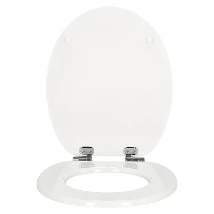 Poseidon WC-Sitz Sari - Mit Absenkautomatik, MDF, Weiß - Vorderansicht