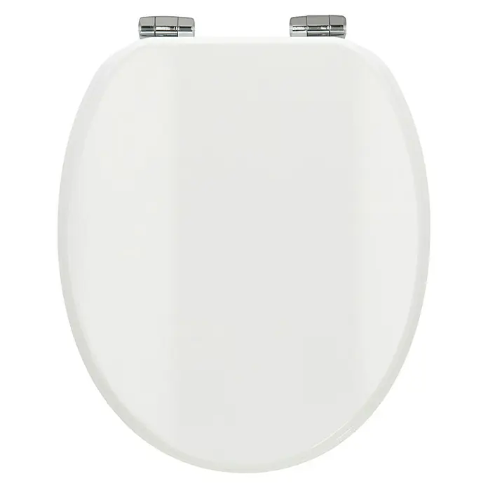 Poseidon WC-Sitz Sari - Mit Absenkautomatik, MDF, Weiß - Draufsicht
