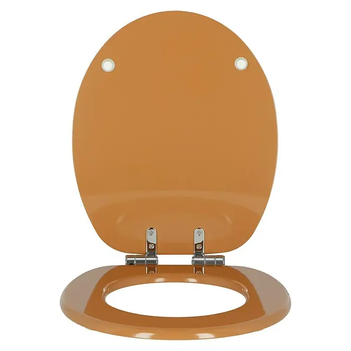 Poseidon WC-Sitz Desert 3D - Mit Absenkautomatik, MDF, Abnehmbar, Mehrfarbig - Vorderansicht