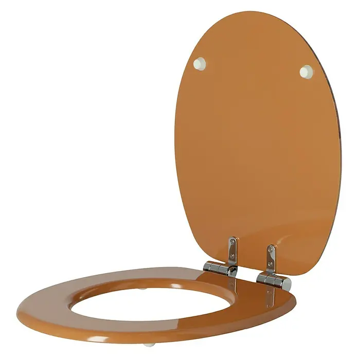Poseidon WC ülőke Desert 3D - Süllyedő automatikával, MDF, Levehető, Sokszínű - Bal profil nézet