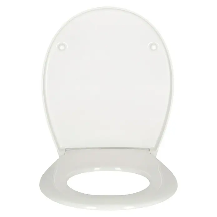 Poseidon WC ülőke Como Diamond - Süllyedő automatikával, Duroplast, Fehér - Elülső nézet