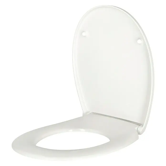 Poseidon WC ülőke Como Diamond - Süllyedő automatikával, Duroplast, Fehér - Bal profil nézet