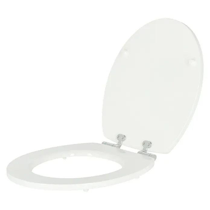 Poseidon WC-Sitz Spa - Mit Absenkautomatik, MDF, Anthrazit - Linke Seitenansicht