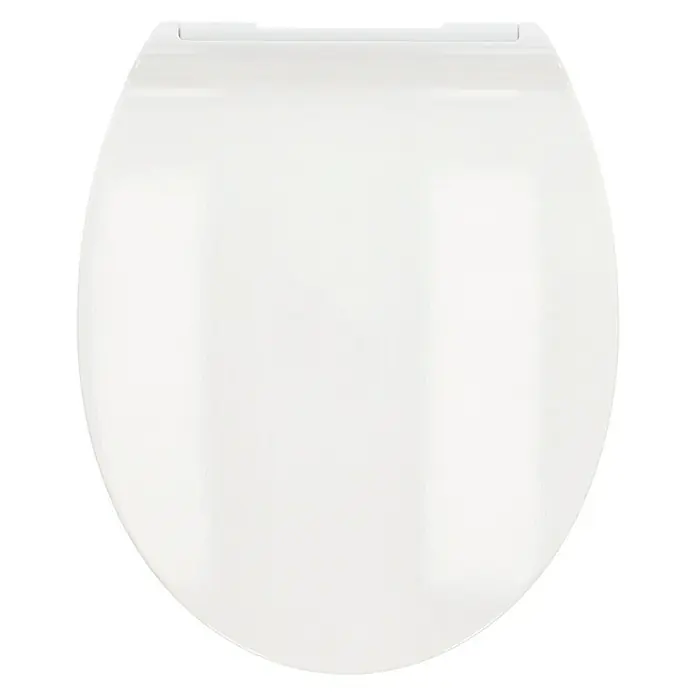 Poseidon WC-Sitz Flat - Mit Absenkautomatik, Duroplast, Weiß - Draufsicht