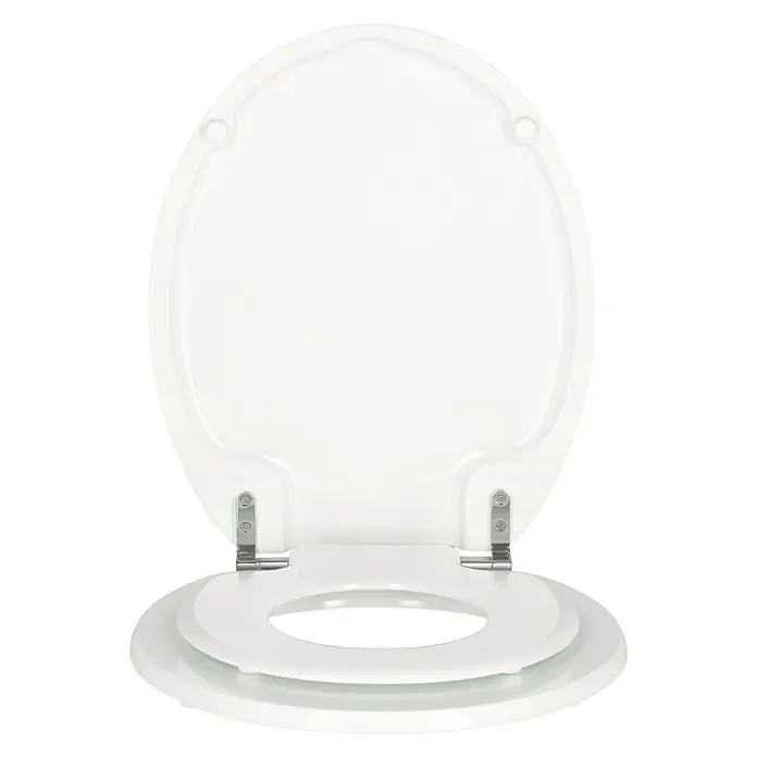 Poseidon WC-Sitz Kidi - Mit Absenkautomatik, MDF, Weiß - Vorderansicht