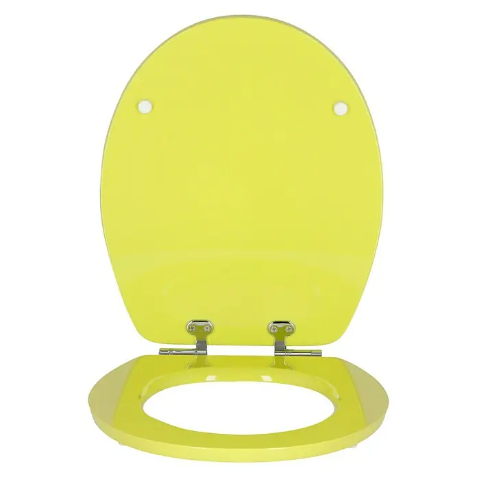 Poseidon WC-Sitz Kolorit - Mit Absenkautomatik, MDF, Grün - Vorderansicht