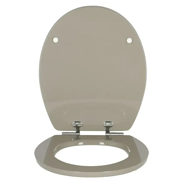 Poseidon WC-Sitz Kolorit - Mit Absenkautomatik, MDF, Anthrazit - Vorderansicht