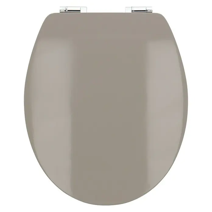 Poseidon WC-Sitz Kolorit - Mit Absenkautomatik, MDF, Anthrazit - Draufsicht