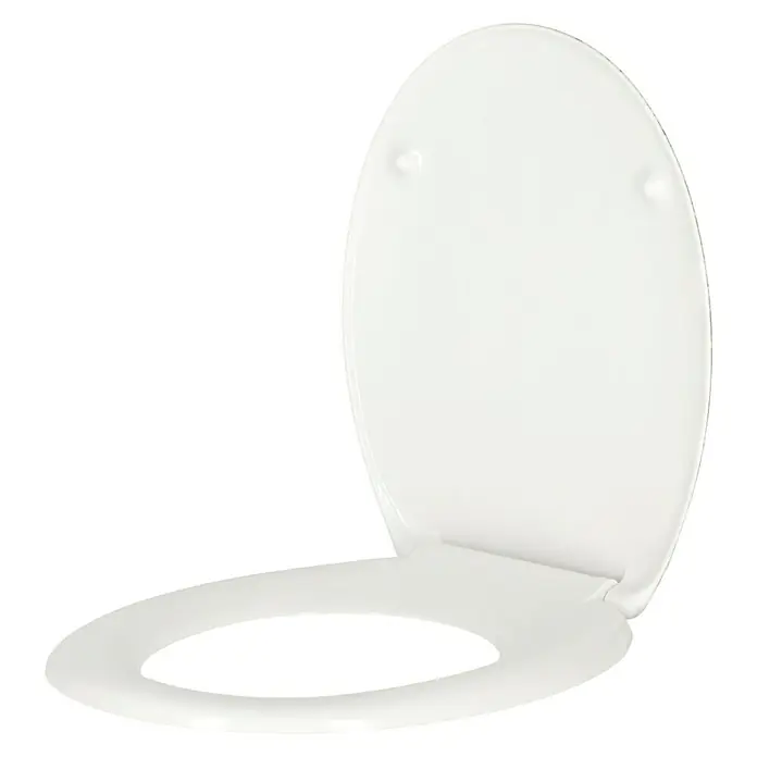 Poseidon WC-Sitz Mr. Right - Mit Absenkautomatik, Duroplast, Mehrfarbig - Linke Seitenansicht
