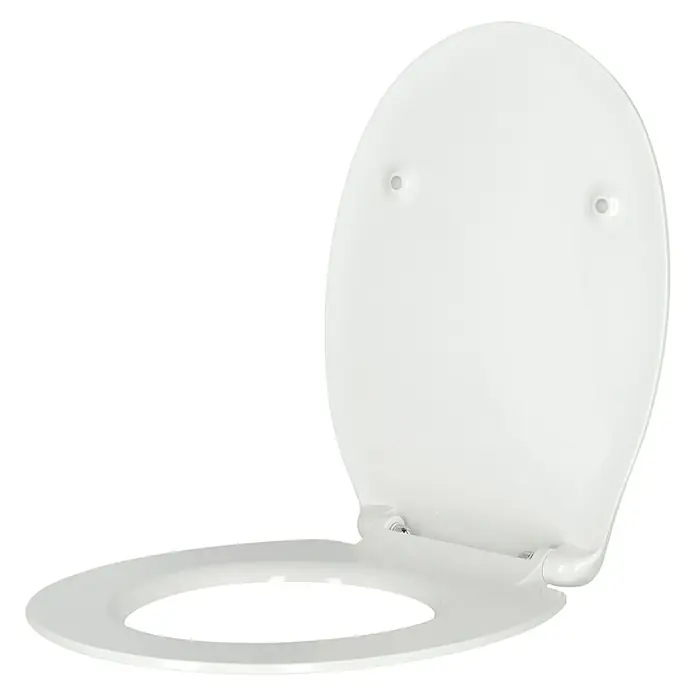 Poseidon WC-Sitz Elegance - Mit Absenkautomatik, Duroplast, Weiß - Linke Seitenansicht