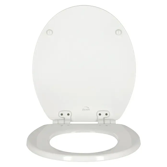 Poseidon WC-Sitz Seattle - Mit Absenkautomatik, Holz, Abnehmbar, Weiß - Vorderansicht