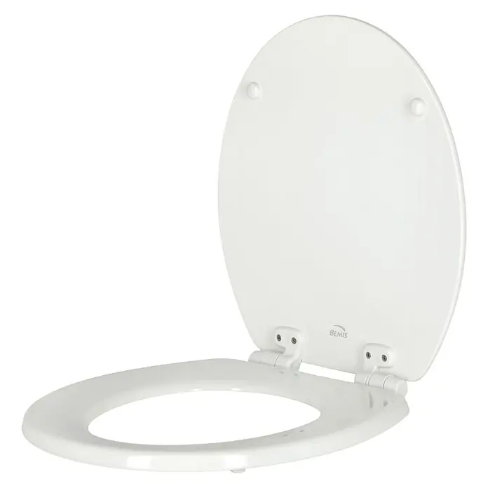 Poseidon WC-Sitz Seattle - Mit Absenkautomatik, Holz, Abnehmbar, Weiß - Linke Seitenansicht