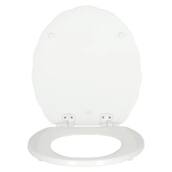 Poseidon WC-Sitz Como II - Mit Absenkautomatik, Holz, Abnehmbar, Weiß - Vorderansicht