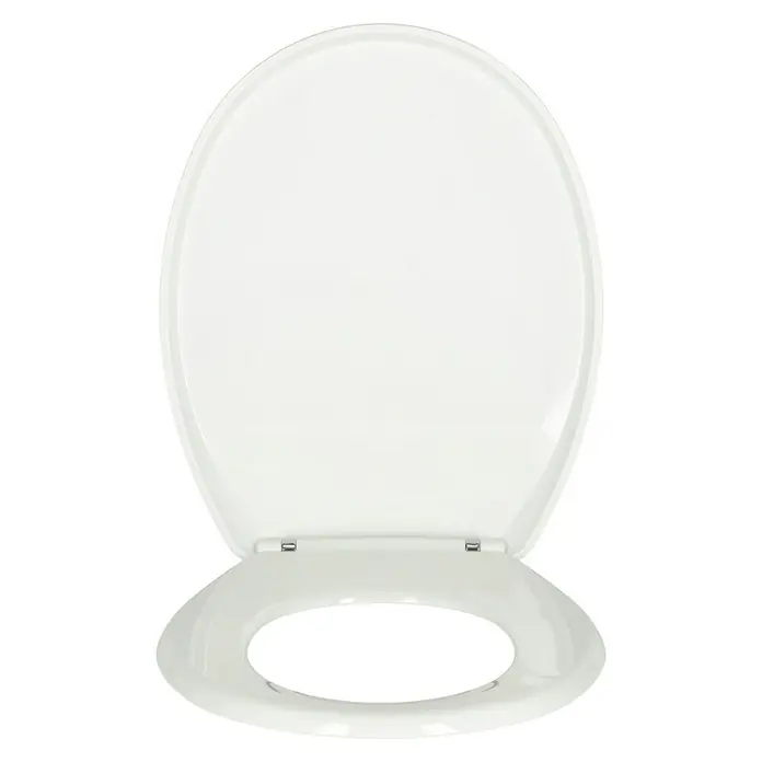 Poseidon WC-Sitz Dundee - Kunststoff, Weiß - Vorderansicht