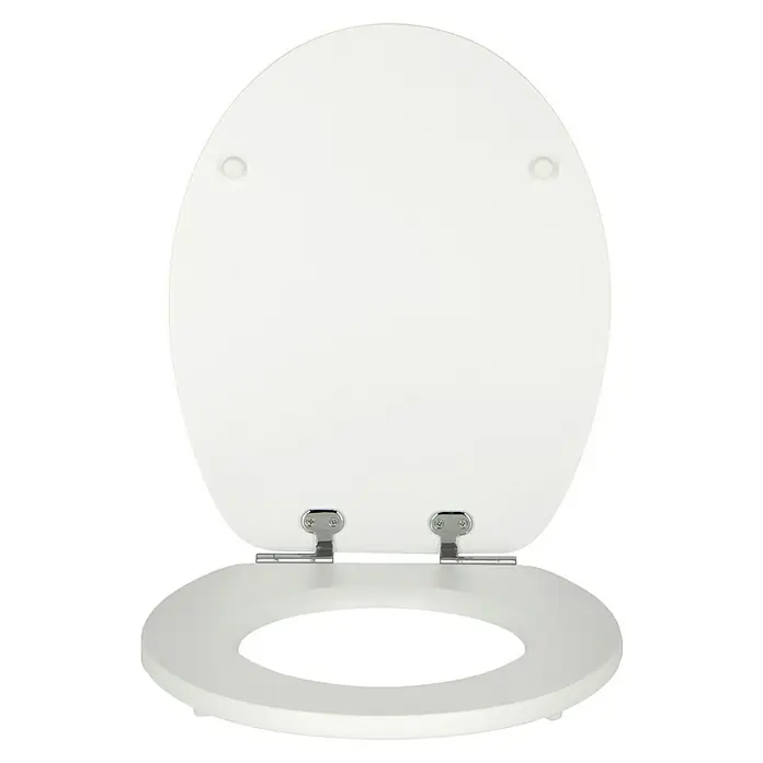 Poseidon WC-Sitz Heart - Mit Absenkautomatik, MDF, Grau - Vorderansicht