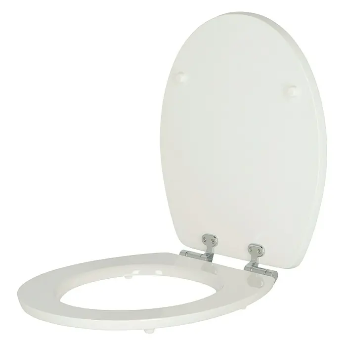 Poseidon WC-Sitz Flower - Mit Absenkautomatik, MDF, Abnehmbar - Linke Seitenansicht
