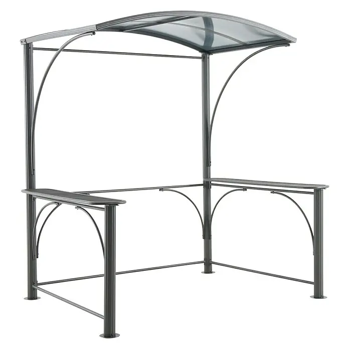 Sunfun Paviljon za roštiljanje - D x Š: 213 x 150 cm, Antracit - Dijagonalni pogled