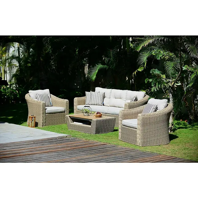 Conjunto de muebles Belinda - 4 piezas, Marrón - Foto ambiente