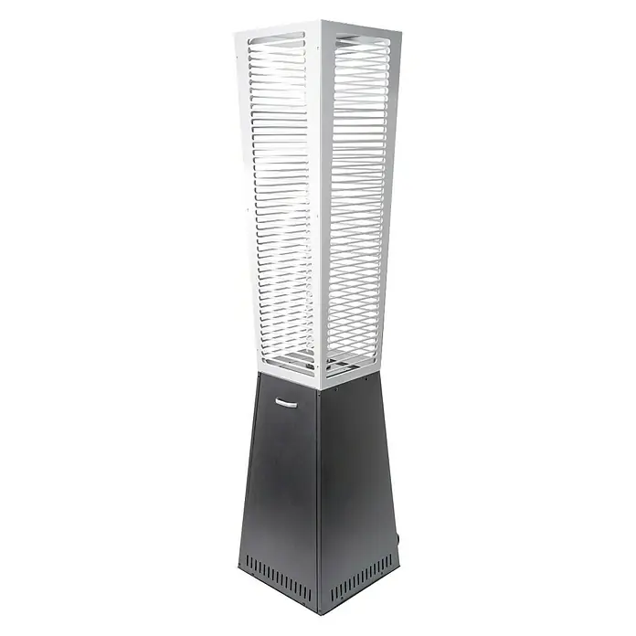 Terrassenstrahler Canton Tower - Wärmeleistung: 11 kW, Höhe: 220 cm - Diagonale Ansicht