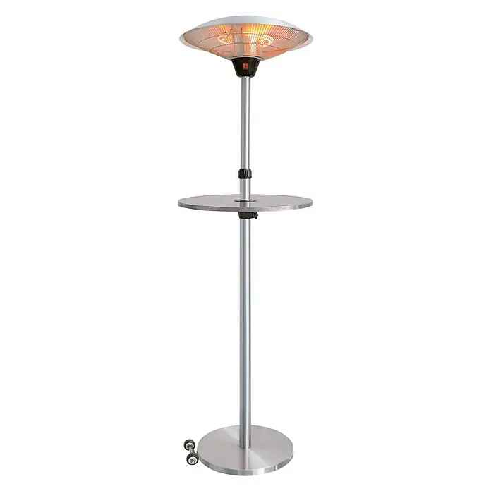 Walter Terrassenstrahler - Höhenverstellung: 180 cm - 210 cm, 2.100 W, Halogen - Vorderansicht