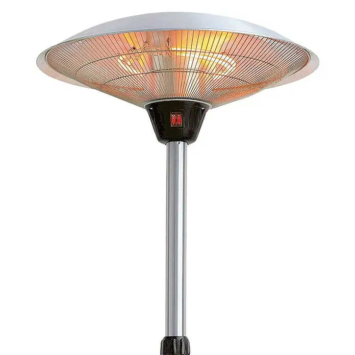 Walter Terrassenstrahler - Höhenverstellung: 180 cm - 210 cm, 2.100 W, Halogen - Detailaufnahme