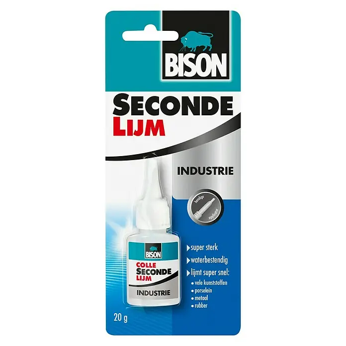 Bison Secondelijm Industrie - 20 g - Vooraanzicht