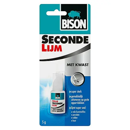 Bison  Secondelijm met Kwast