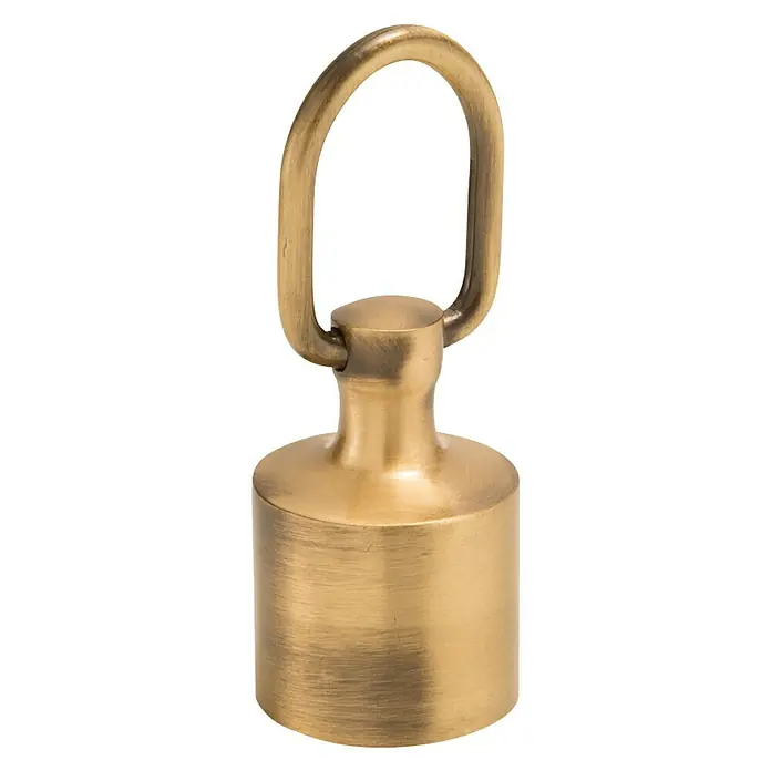 Stabilit Krajnji element - D x Š: 90 x 45 mm, Za uže promjera: 30 mm, Broncirano - Pogled sprijeda