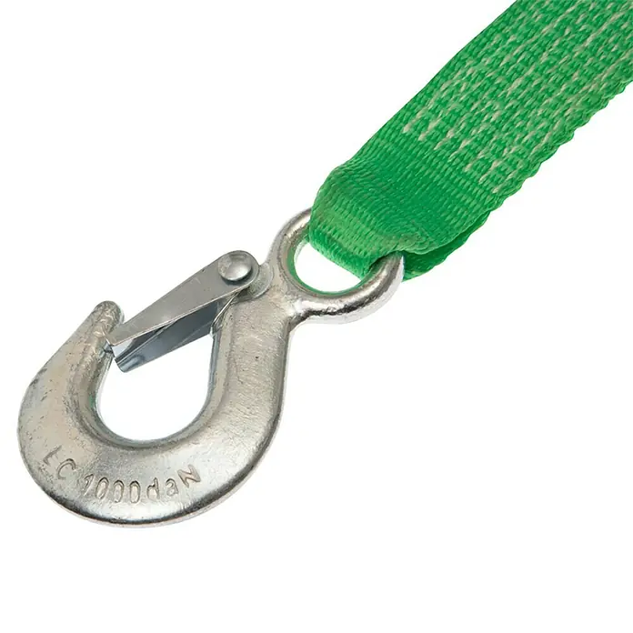 Conacord Feszítő heveder - Terhelhetőség: 1 000 kg, Két rész, 2 karabiner kampó - Közeli felvétel