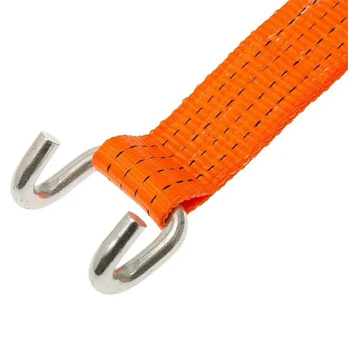 Conacord Spanngurt - 8 m x 5 cm, Belastbarkeit: 2.000 kg, Zweiteilig, 2 Rahmenhaken - Detailaufnahme