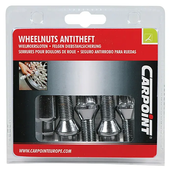 Carpoint Slotbout Wiel set Type G - 5 -delig - Top-down weergave