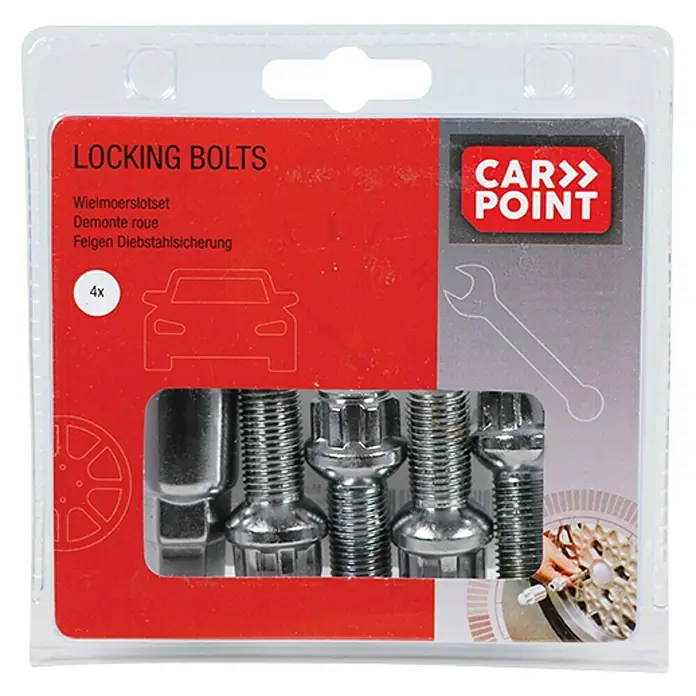 Carpoint Slotbout Wiel set Type D - 5 -delig - Top-down weergave