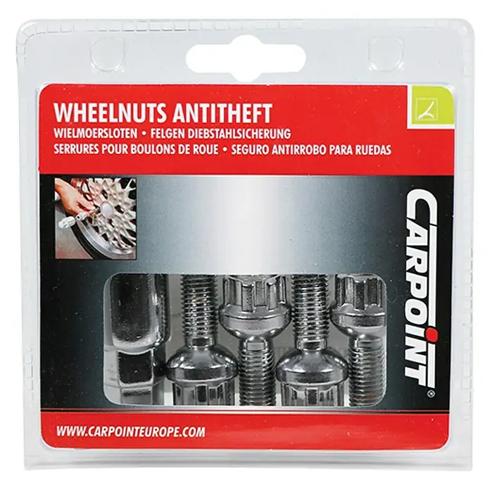 Carpoint Slotbout Wiel set Type C - 5 -delig - Top-down weergave