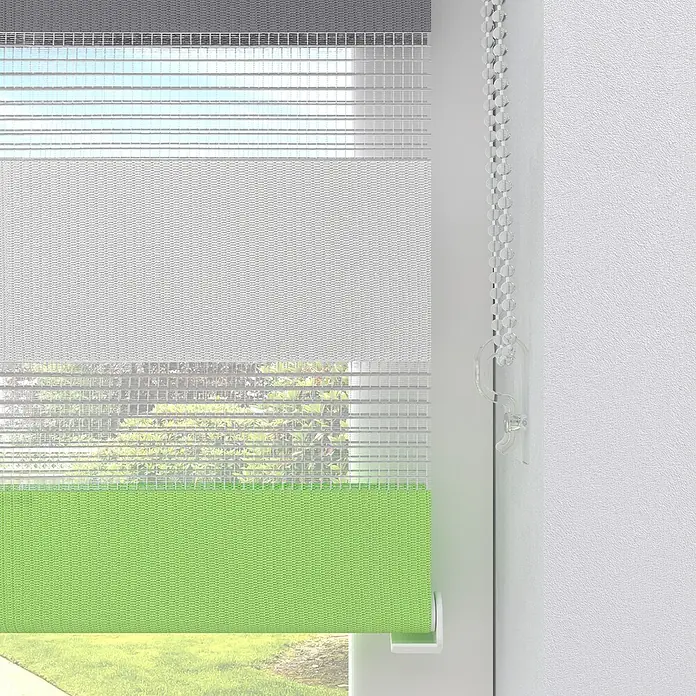 Expo Ambiente Doppelrollo Mini - B x H: 100 x 150 cm, Mehrfarbig - Detailaufnahme