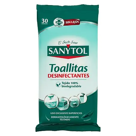 Sanytol  Toallitas de papel Desinfectantes