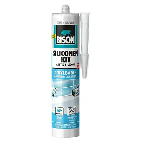 Bison  Siliconenkit Acrylbaden