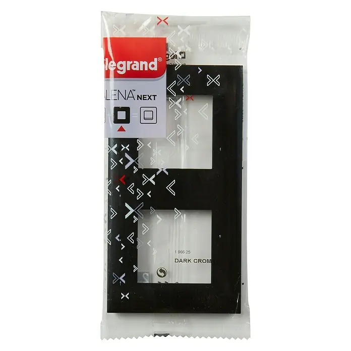 Legrand Valena Next Marco - Negro/Cobre, x 2, Plástico, Montaje en la pared - Vista descendente