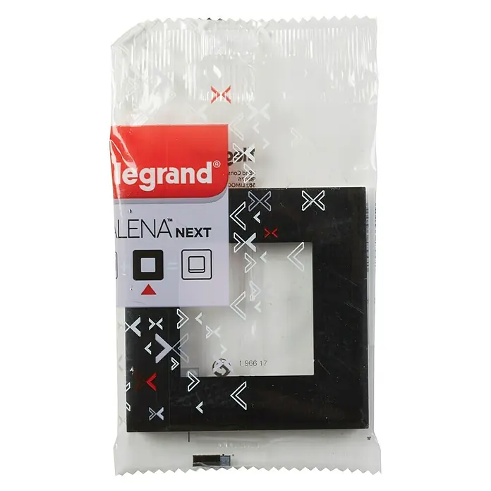 Legrand Valena Next Marco negro/cobre - Negro/Cobre, x 1, Plástico, Montaje en la pared - Vista descendente