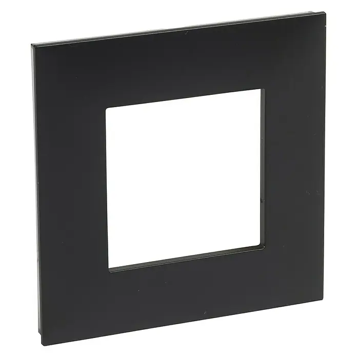 Legrand Valena Next Marco - Negro, x 1, Plástico, Montaje en la pared - Vista angular