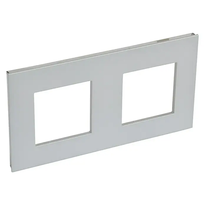 Legrand Valena Next Marco - Aluminio, x 2, Plástico, Montaje en la pared - Vista angular