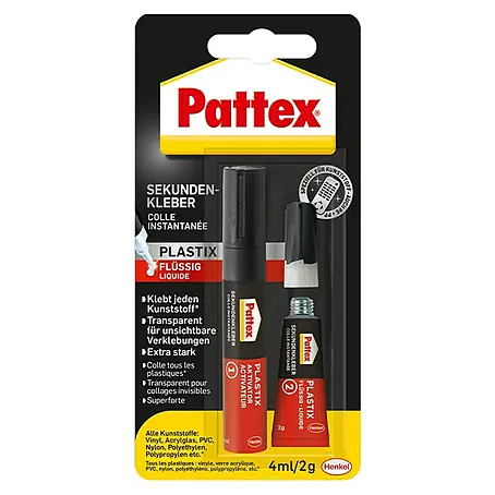 Pattex  Sekundenkleber Plastix