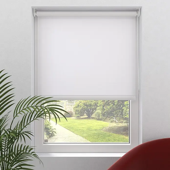 Expo Ambiente Rolo - Š x V: 90 x 210 cm, Bijele boje, Propusno za danje svjetlo - Živopisni prikaz