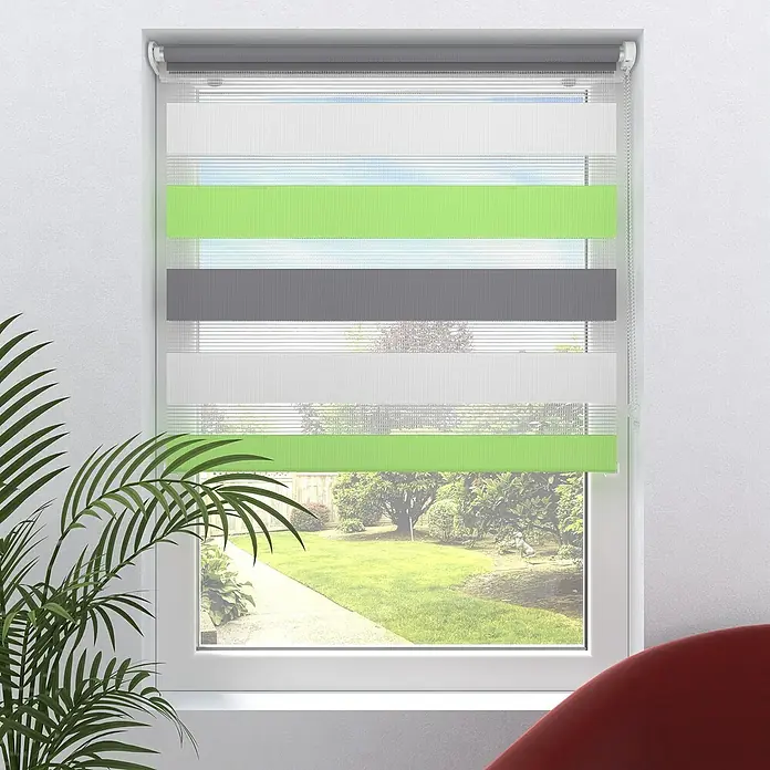 Expo Ambiente Doppelrollo Mini - B x H: 60 x 150 cm, Mehrfarbig - Stimmungsaufnahme