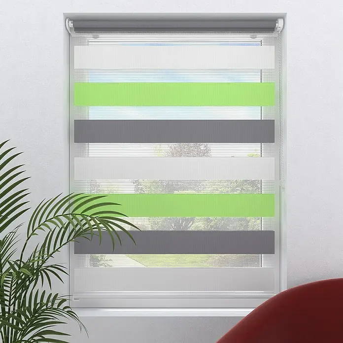 Expo Ambiente Doppelrollo Mini - B x H: 60 x 150 cm, Mehrfarbig - Stimmungsaufnahme
