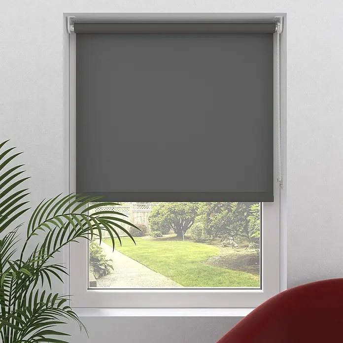 Expo Ambiente Rolo - Š x V: 90 x 210 cm, Sive boje, Propusno za danje svjetlo - Živopisni prikaz