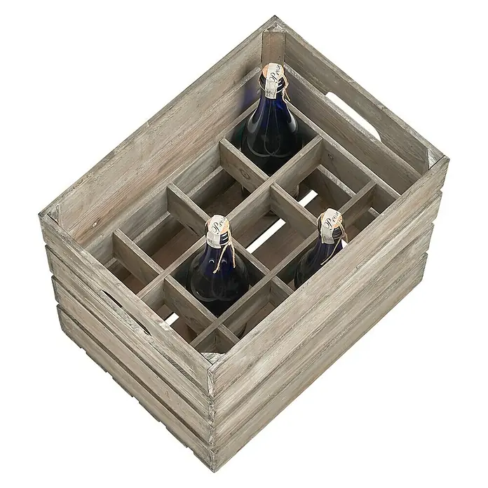Zeller Present Sitz- & Aufbewahrungsbox Sitztruhe mit Flascheneinteilung - L x B x H: 400 x 295 x 370 mm - Anwendungsbeispiel