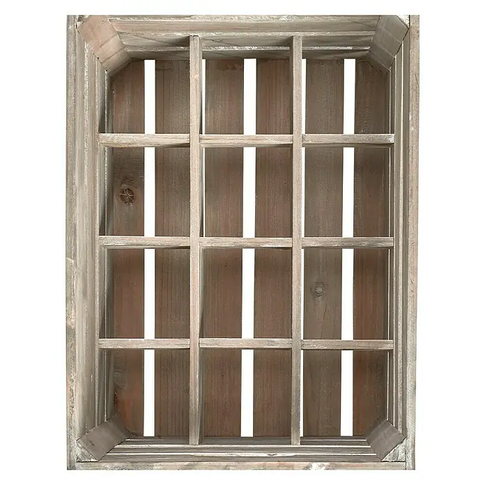 Zeller Present Sitz- & Aufbewahrungsbox Sitztruhe mit Flascheneinteilung - L x B x H: 400 x 295 x 370 mm - Ansicht von oben