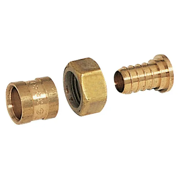 Standard Hidráulica Racor roscado móvil H PG7359G - Diámetro: 20 mm, Rosca interior: ¾″, Latón - Vista angular