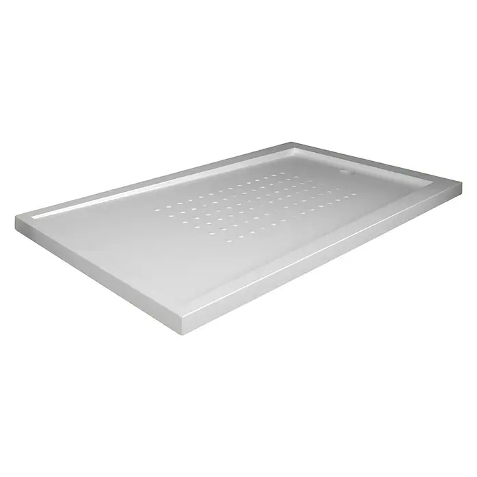 Plato de ducha Diamante - L x An: 72 x 170 cm, Blanco - Vista angular